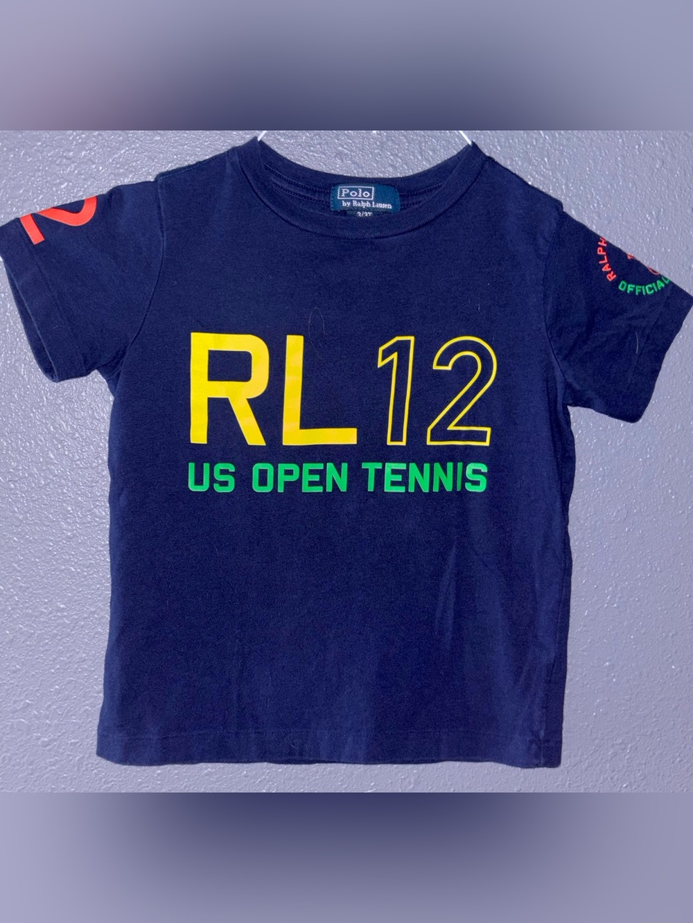 Polo by Ralph Lauren Navy RL12 US Open Tennis Kids Tee